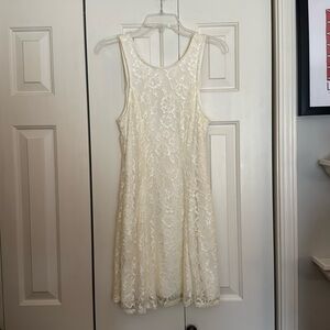 White lace dress! NWOT